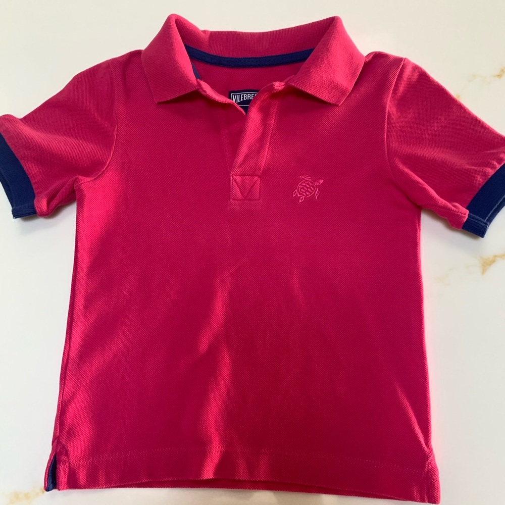 Vilebrequin Cotton Pique Polo Boys 4 Years